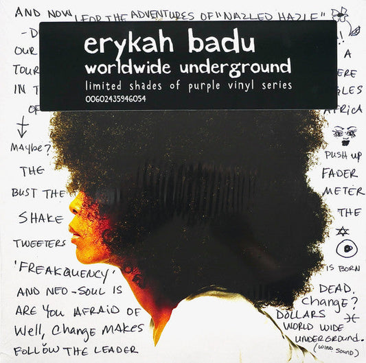 Erykah Badu – Worldwide Underground Vinyl LP Record