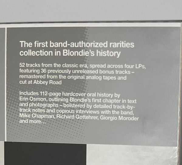 Blondie ‎– Against The Odds 1974 - 1982 4X Vinyl LP Record Box Set