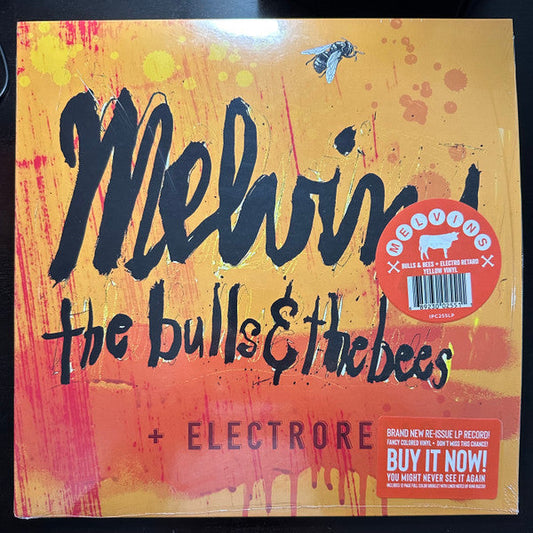 Melvins - The Bulls & The Bees + Electroretard 2xLP Yellow Color Vinyl LP Record