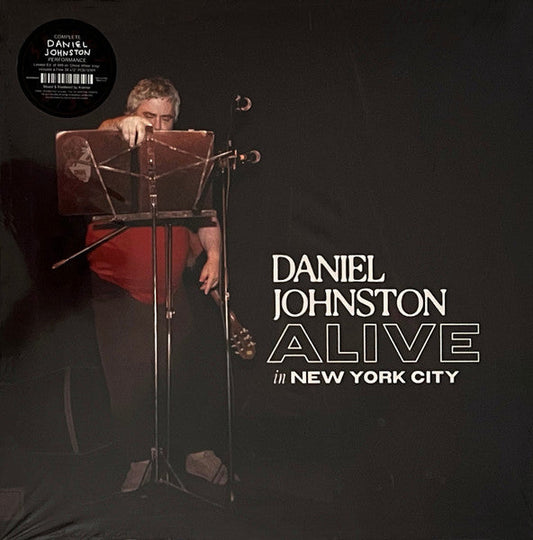 Daniel Johnston – Alive In New York City Ghost White Color Vinyl LP Record