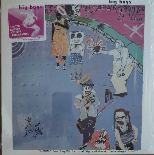 Big Boys – No Matter How Long The Line Is At The Cafeteria, Theres Always A Seat! Purple Color Vinyl LP Record