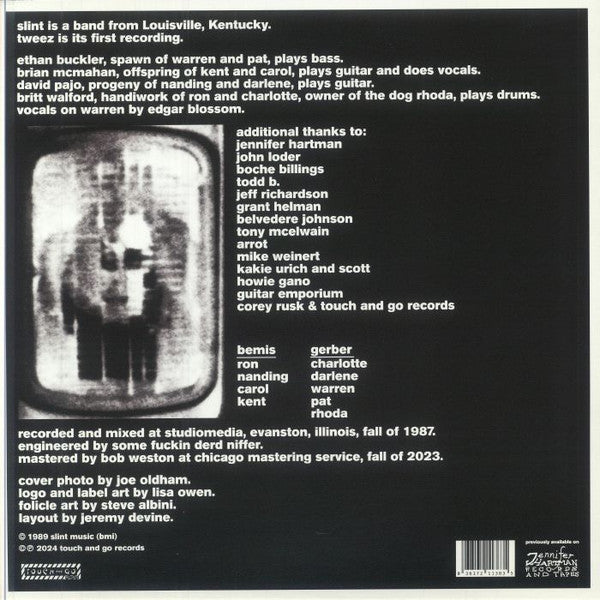 Slint - Tweez (Remastered) 180G (Red Color Vinyl) LP Record