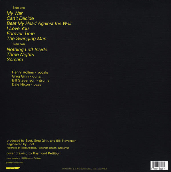 Black Flag – My War Vinyl LP Record