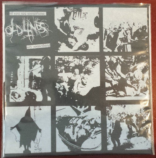 Old Lines – If You See Something, Say Something Clear Color Vinyl 7" Record
