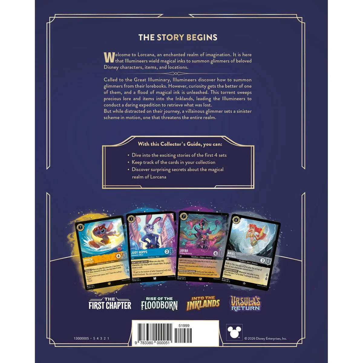 Disney Lorcana TCG: Official Collector's Guide - Sets 1-4