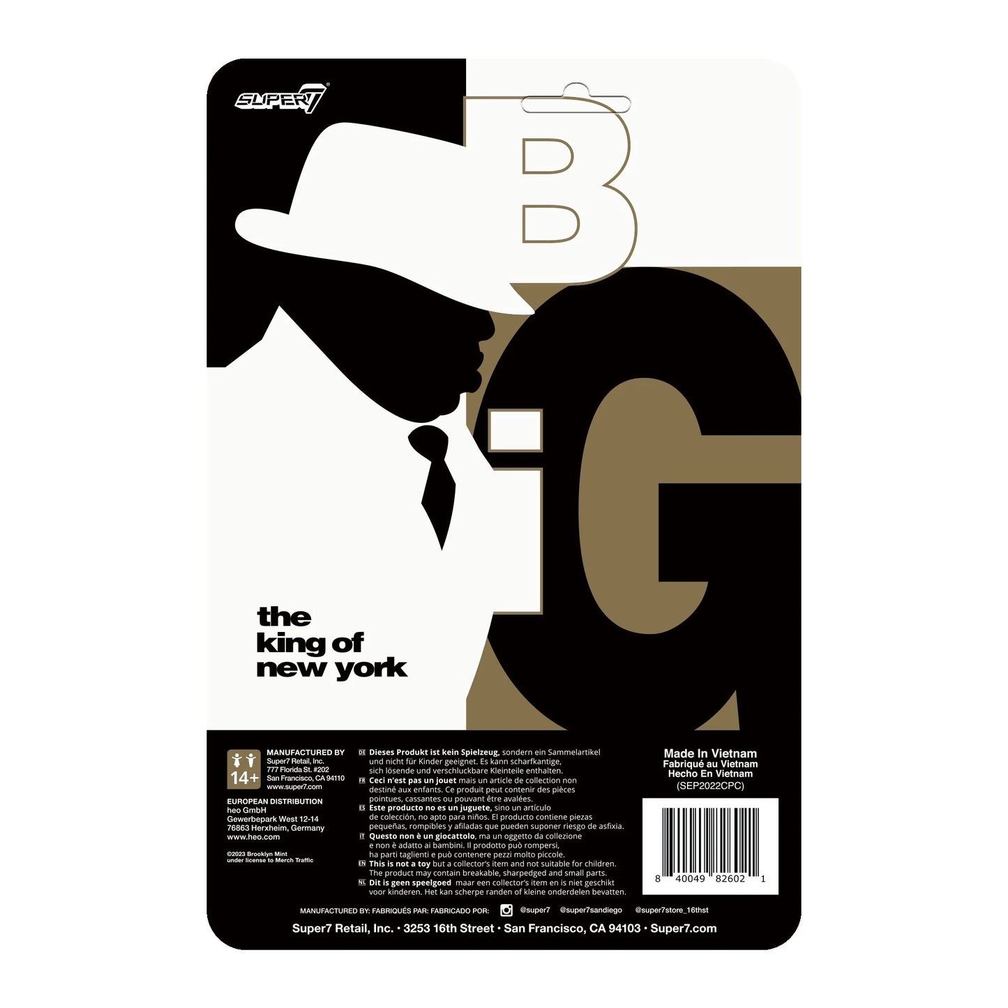 Notorious B.I.G. ReAction Wave 3 Biggie In Suit