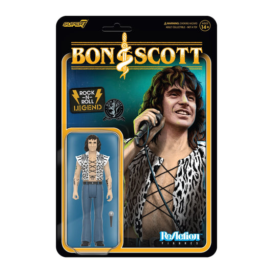 Super7 x BON SCOTT - LEOPARD PRINT - ReAction Figure