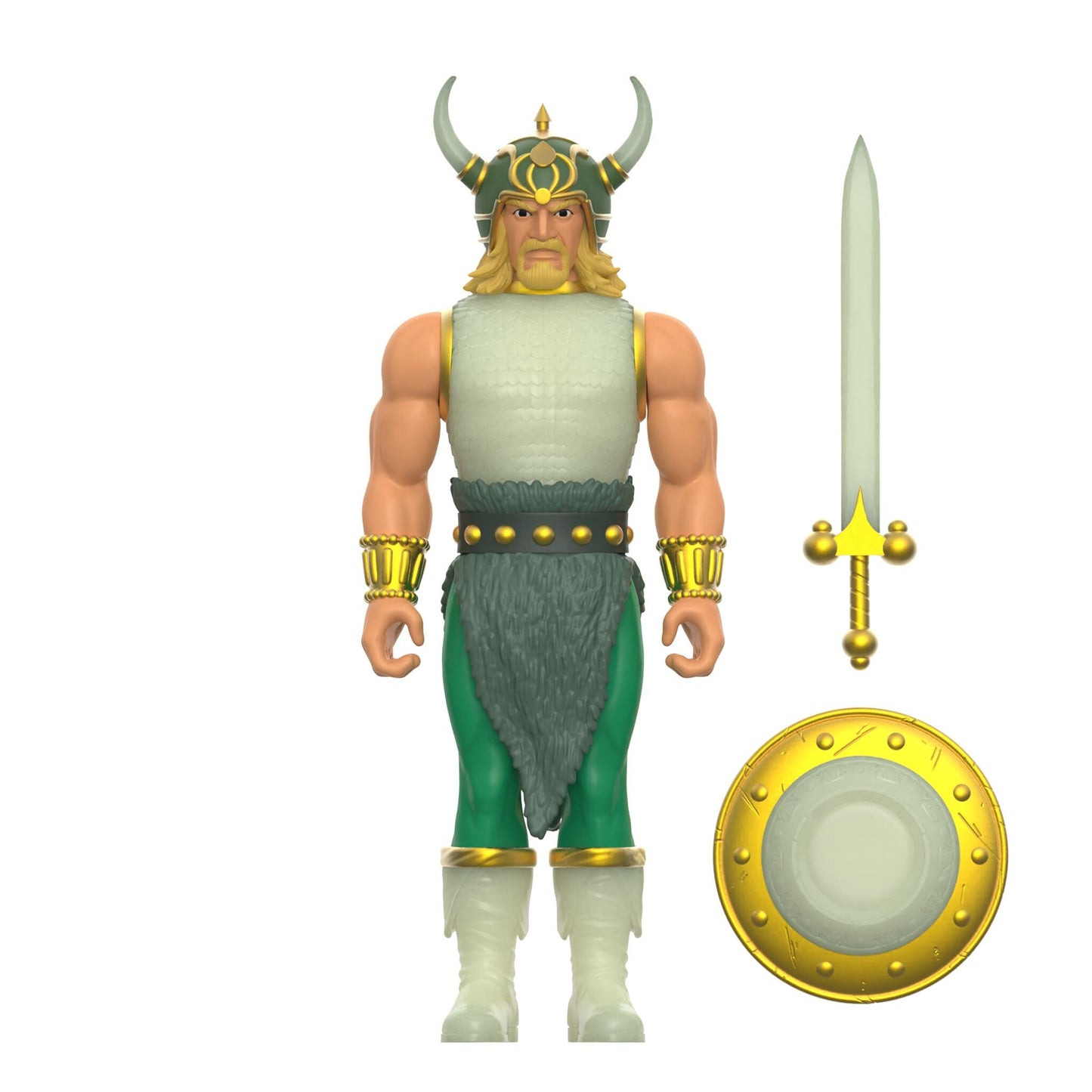 Super7 x DUNGEONS & DRAGONS - Formidable Fighter (GLOW-IN-THE-DARK) ReAction Figure
