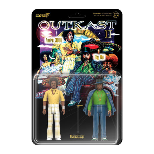 Super7 x Outkast - Andre 3000 - Big Boi (Aquemini) ReAction Figures