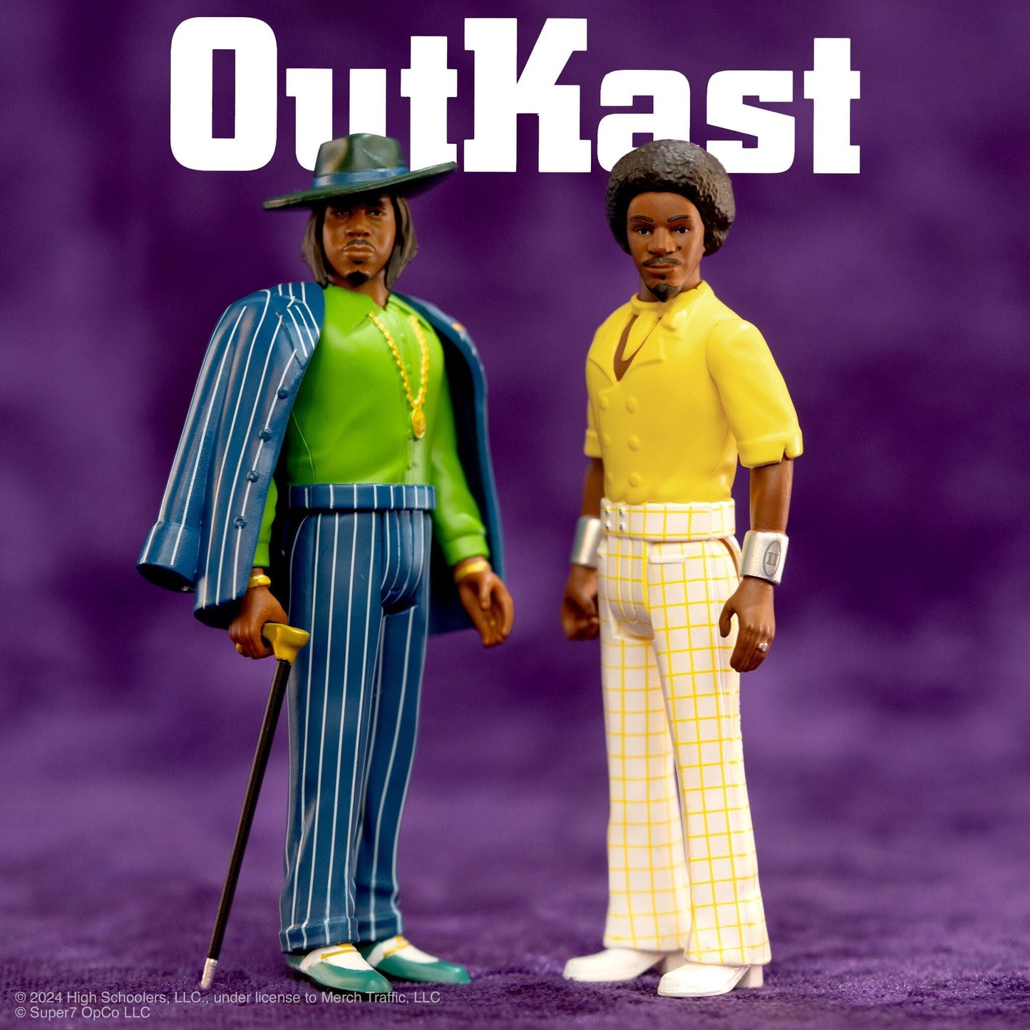 Super7 x Outkast - Andre 3000 - Big Boi (Aquemini) ReAction Figures