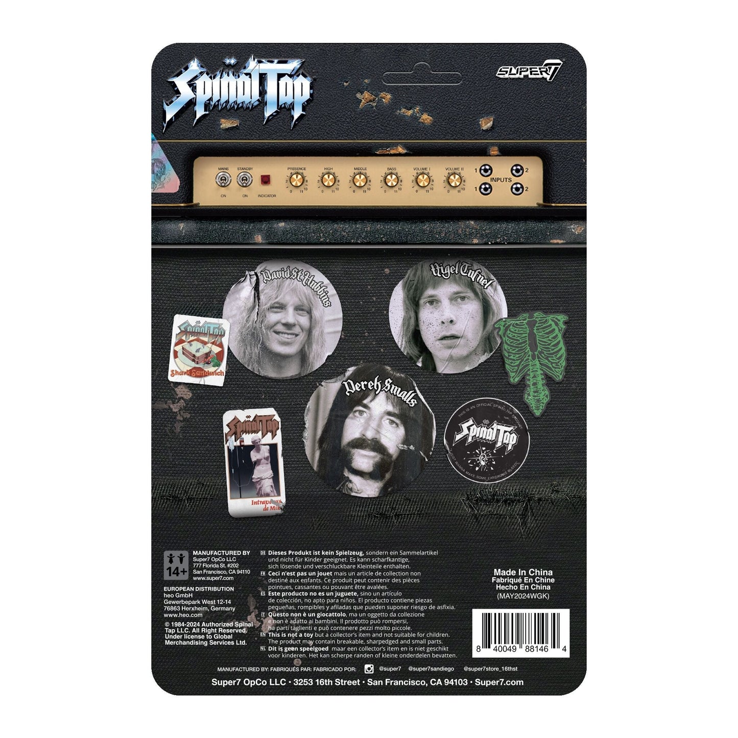 Super7 x SPINAL TAP - David St. Hubbins - ReAction Figure
