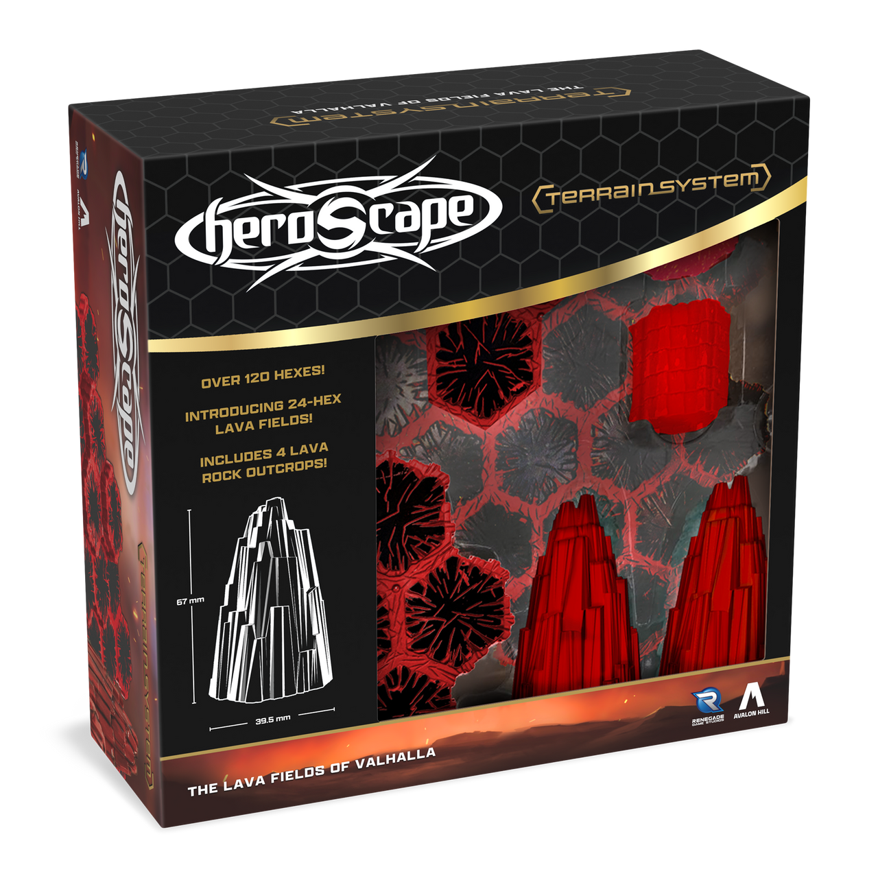 Heroscape: The Lava Fields of Valhalla Terrain Expansion