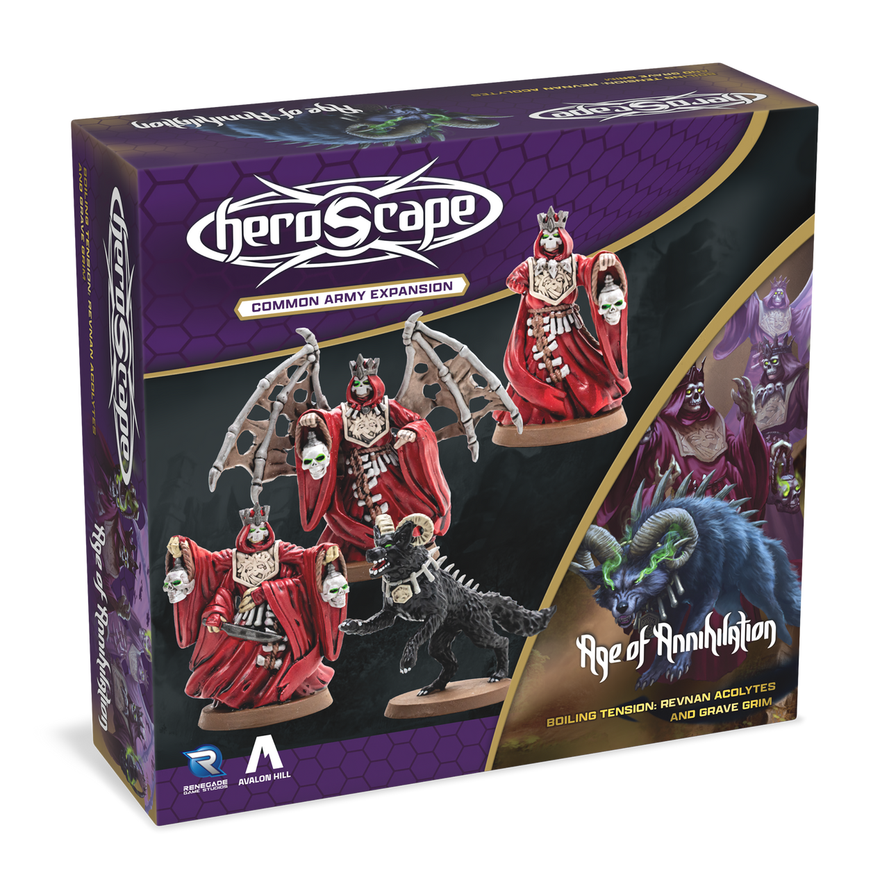 Heroscape: Revnan Acolytes & Grave Grim Common Army Expansion