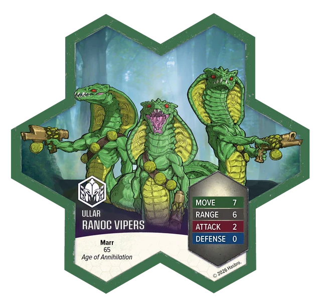 Heroscape: Age of Annihilation - Elites of Ullar & Ranoc Vipers - Common Army Expansion