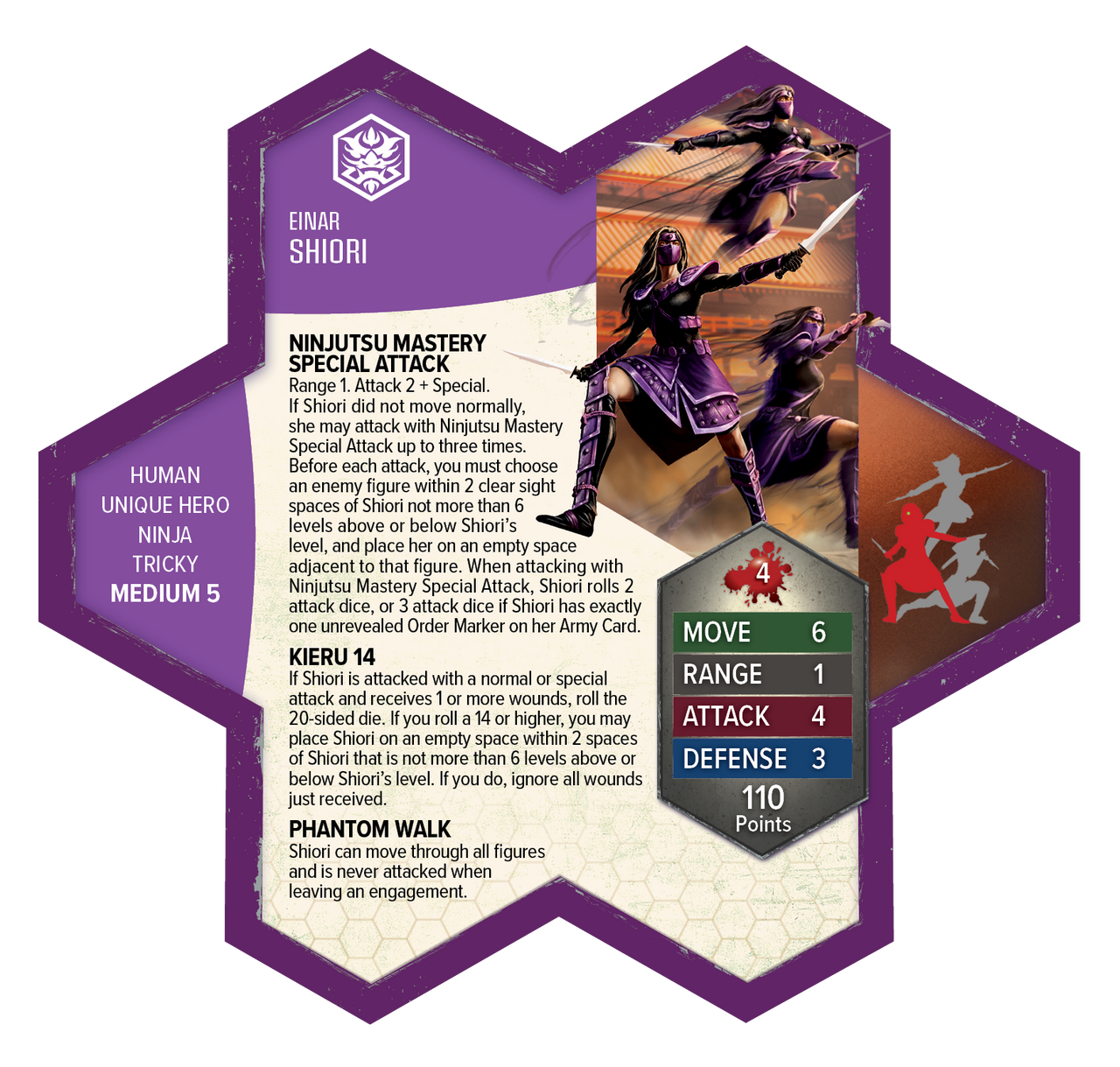 Heroscape: Age of Annihilation - Shiori Miniature Promo