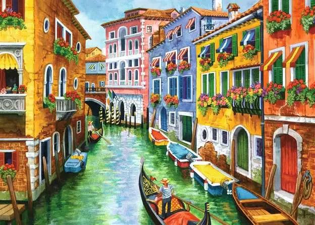 Ravensburger: Puzzle - Nancy Wernersbach - Gondola Ride