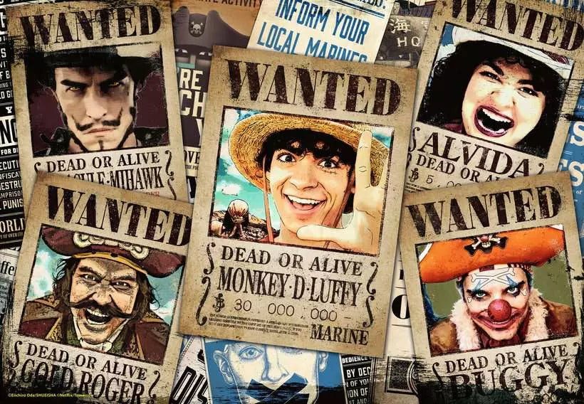 Ravensburger: Puzzle - Puzzle Moment With License - One Piece - Wanted!