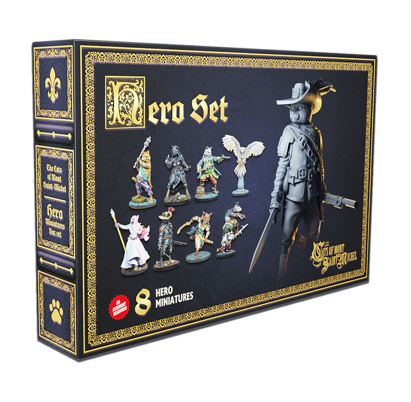 The Cats of Mont Saint Michel: Hero Set