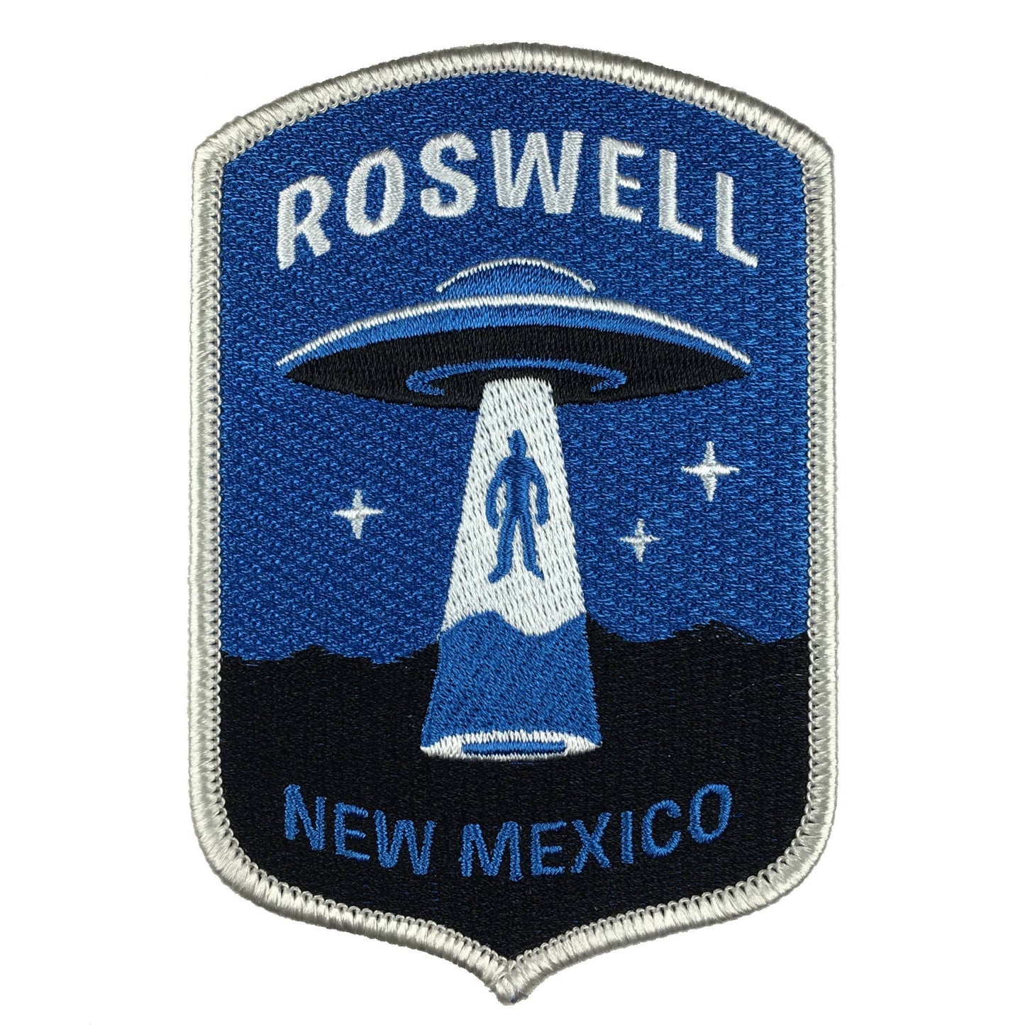 Roswell, New Mexico UFO Alien Abduction Patch: Iron-on