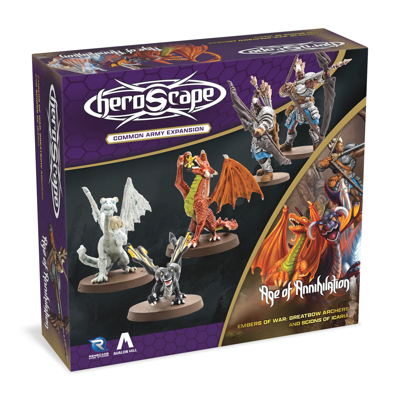 Heroscape: Age of Annihilation -  Greatbow Archers and Scions of Icaria Army Expansion