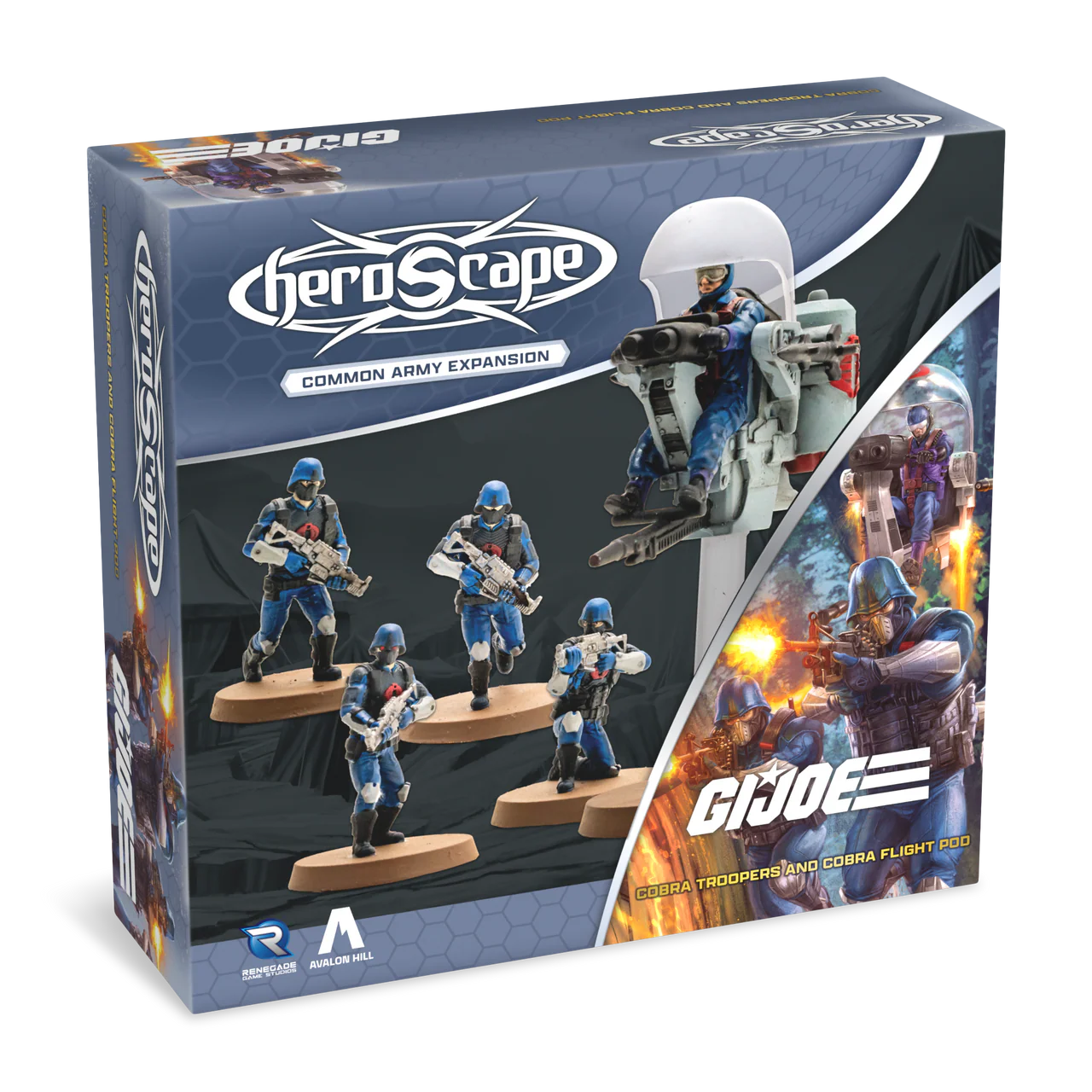 Heroscape: G.I. Joe - COBRA Troopers & COBRA Flight Pod Common Army Expansion
