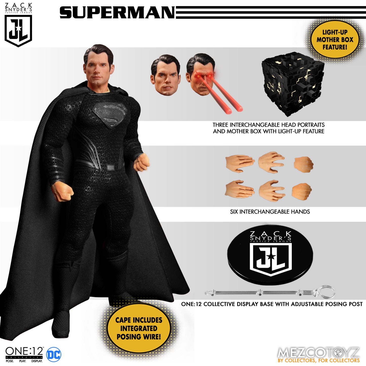 ONE-12 COLLECTIVE ZACK SNYDER JUSTICE LEAGUE DELUXE ACTION FIGURE BOX SET