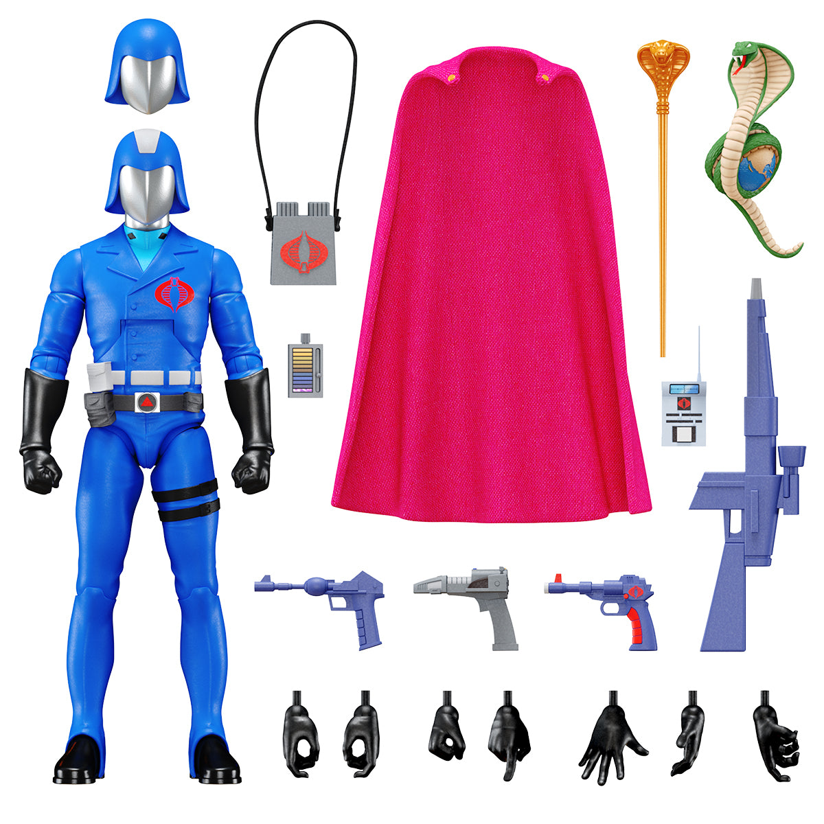 G.I. Joe Ultimates Real American Hero Cobra Commander Action Figure