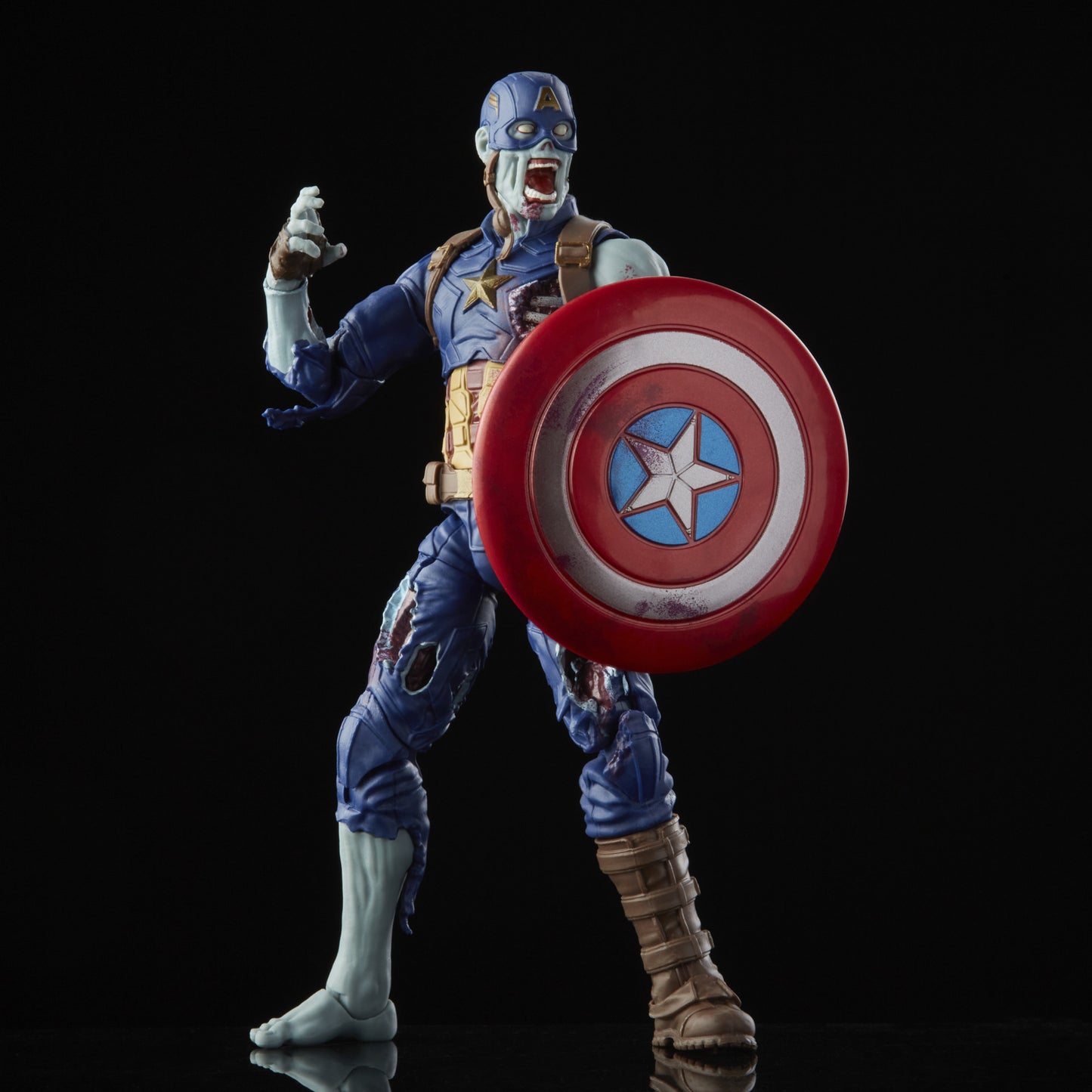 Marvel Disney Plus Legends 6in Zombie Captain America Action Figure