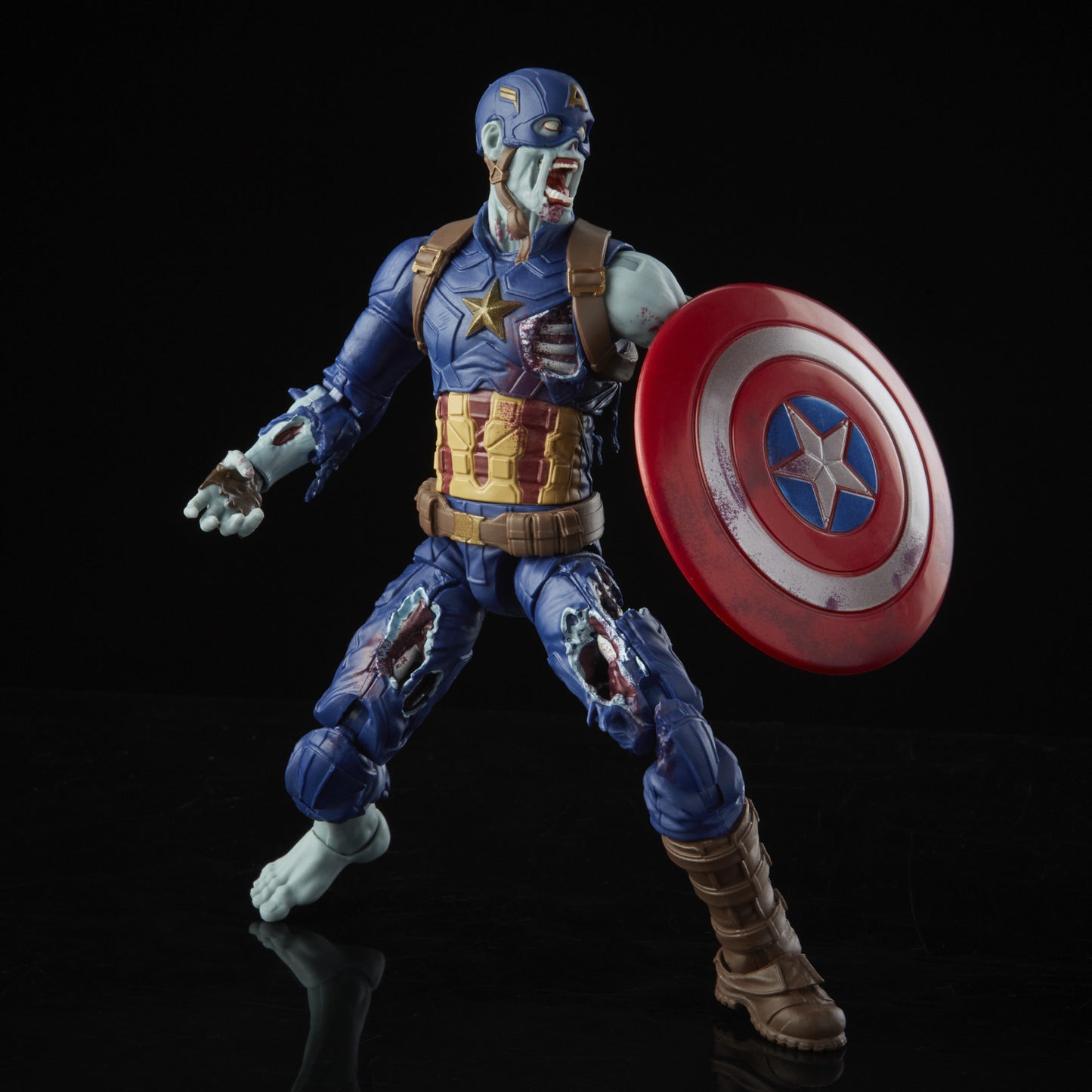 Marvel Disney Plus Legends 6in Zombie Captain America Action Figure