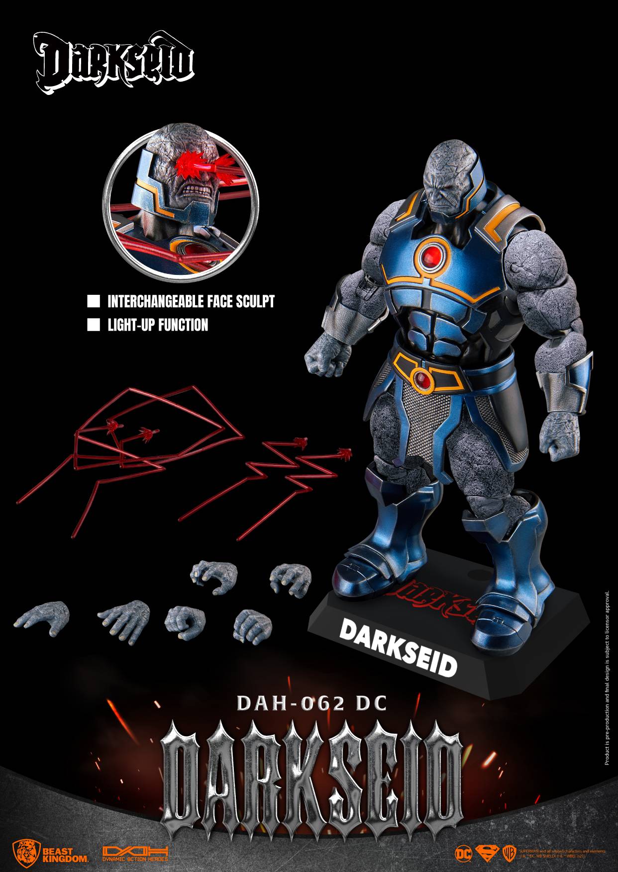 DAH-062 DC Comics Darkseid Action Figure by Beast Kingdom