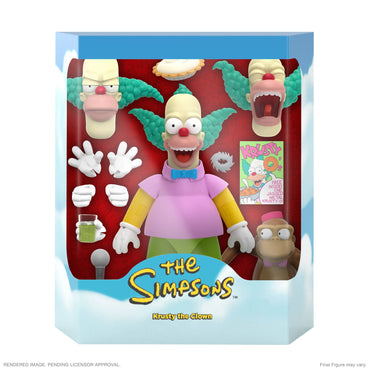 Simpsons Ultimates W2 Krusty The Clown Action Figure