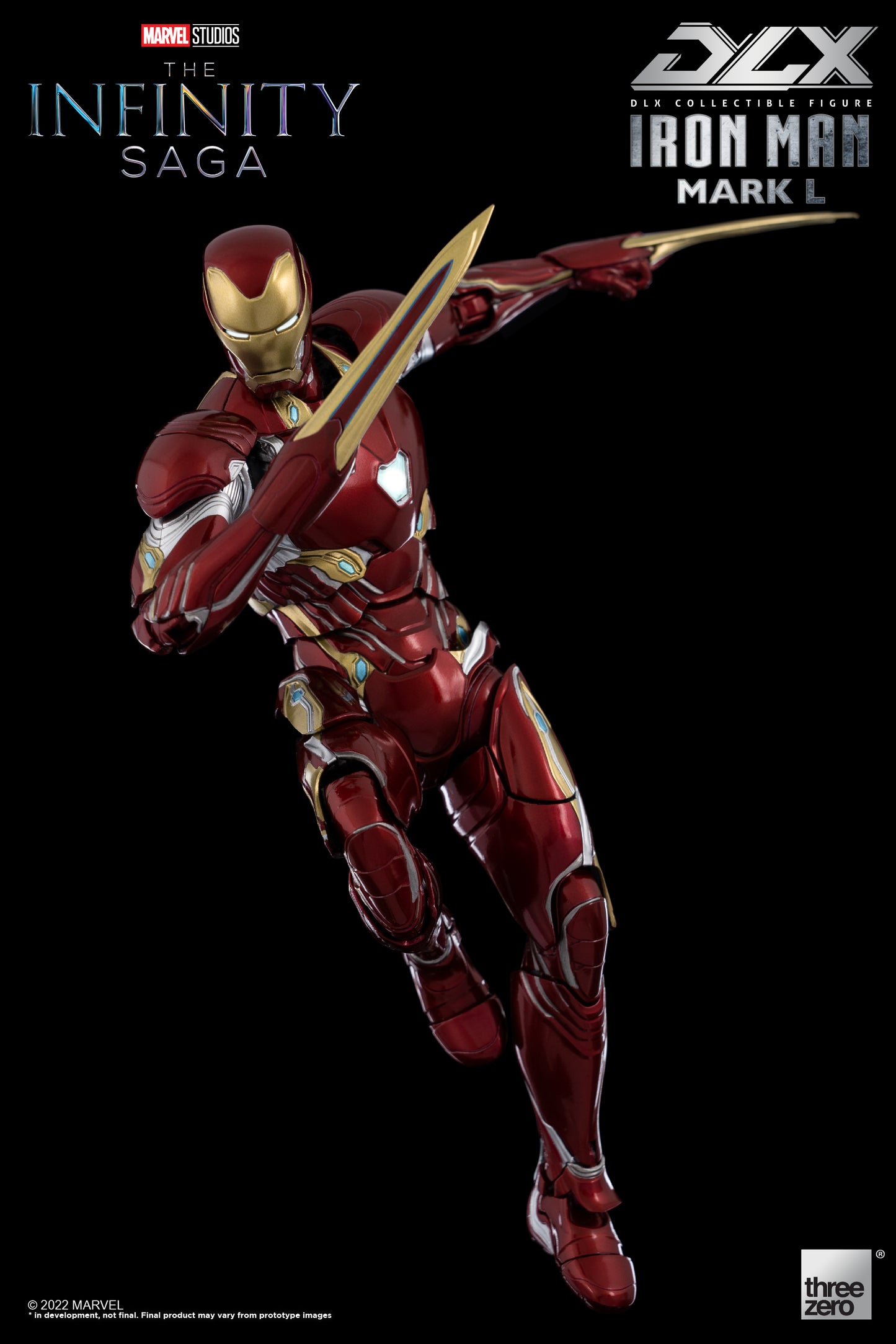 Marvel Infinity Saga Iron Man Mark 50 Deluxe 1/12 Scale Action Figure