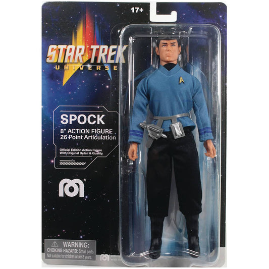 Mego Sci-Fi Star Trek Strange New Worlds Spock 8in Action Figure