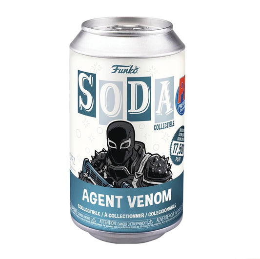 Funko  San Diego Comicon SDCC 2023 Vinyl Soda Marvel Agent Venom with Ch Previews Exclusive Vinyl Figure
