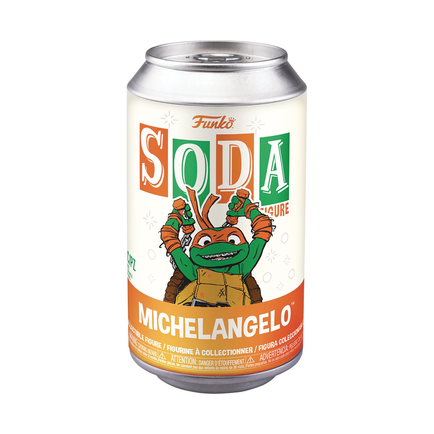Funko  Vinyl Soda Teenage Mutant Ninja Turtles Michelangelo Soda 6 with Ch Vinyl Figure