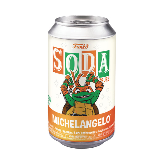 Funko  Vinyl Soda Teenage Mutant Ninja Turtles Michelangelo Soda 6 with Ch Vinyl Figure