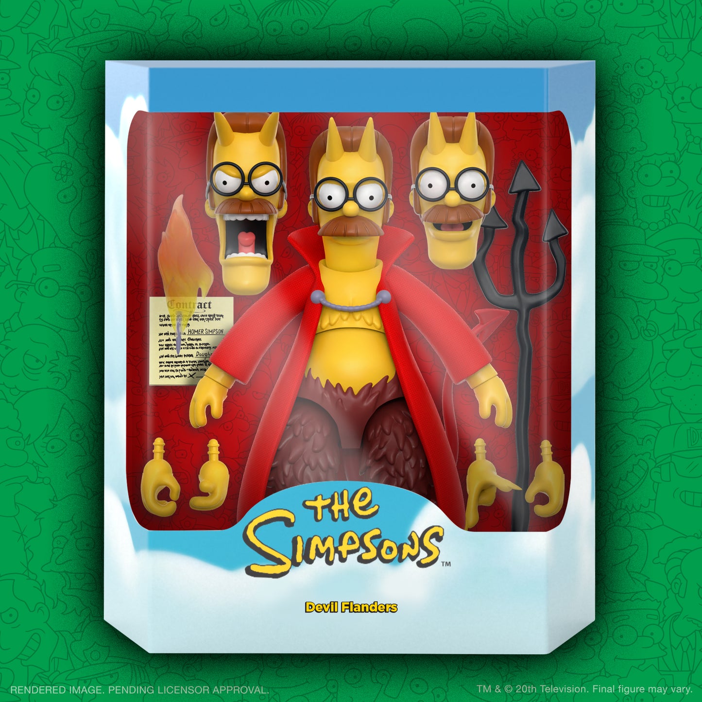Simpsons Ultimates W4 Devil Flanders Action Figure