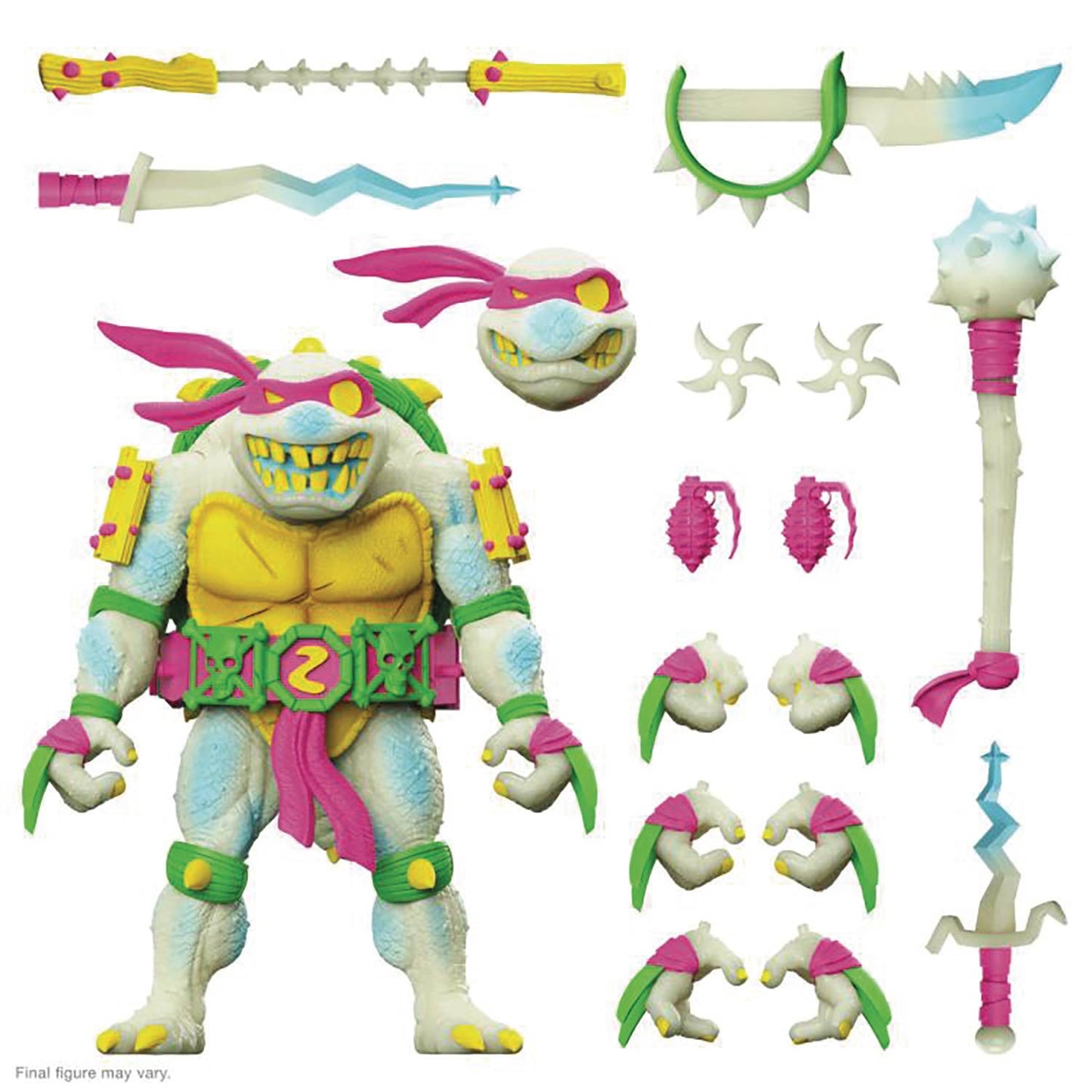 Super7 Ultimates TMNT Smash Glow Exclusive Action Figure
