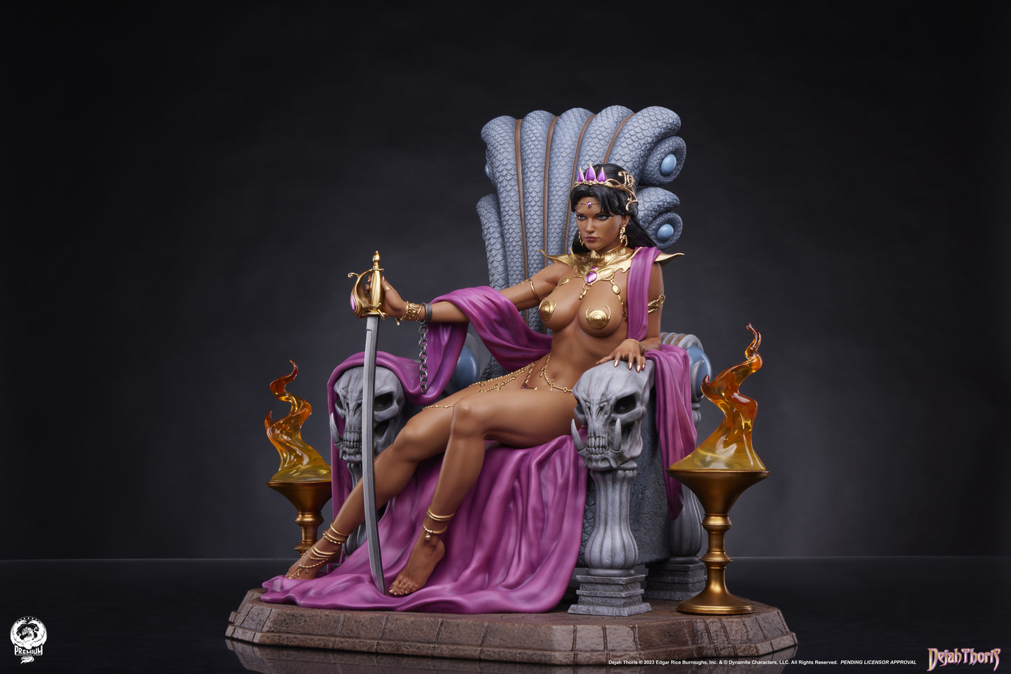 Dejah Thoris On Throne Quarter Scale Figure by PCS Collectibles