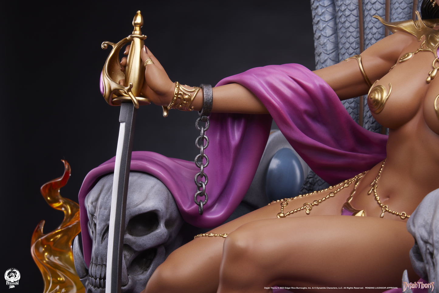 Dejah Thoris On Throne Quarter Scale Figure by PCS Collectibles