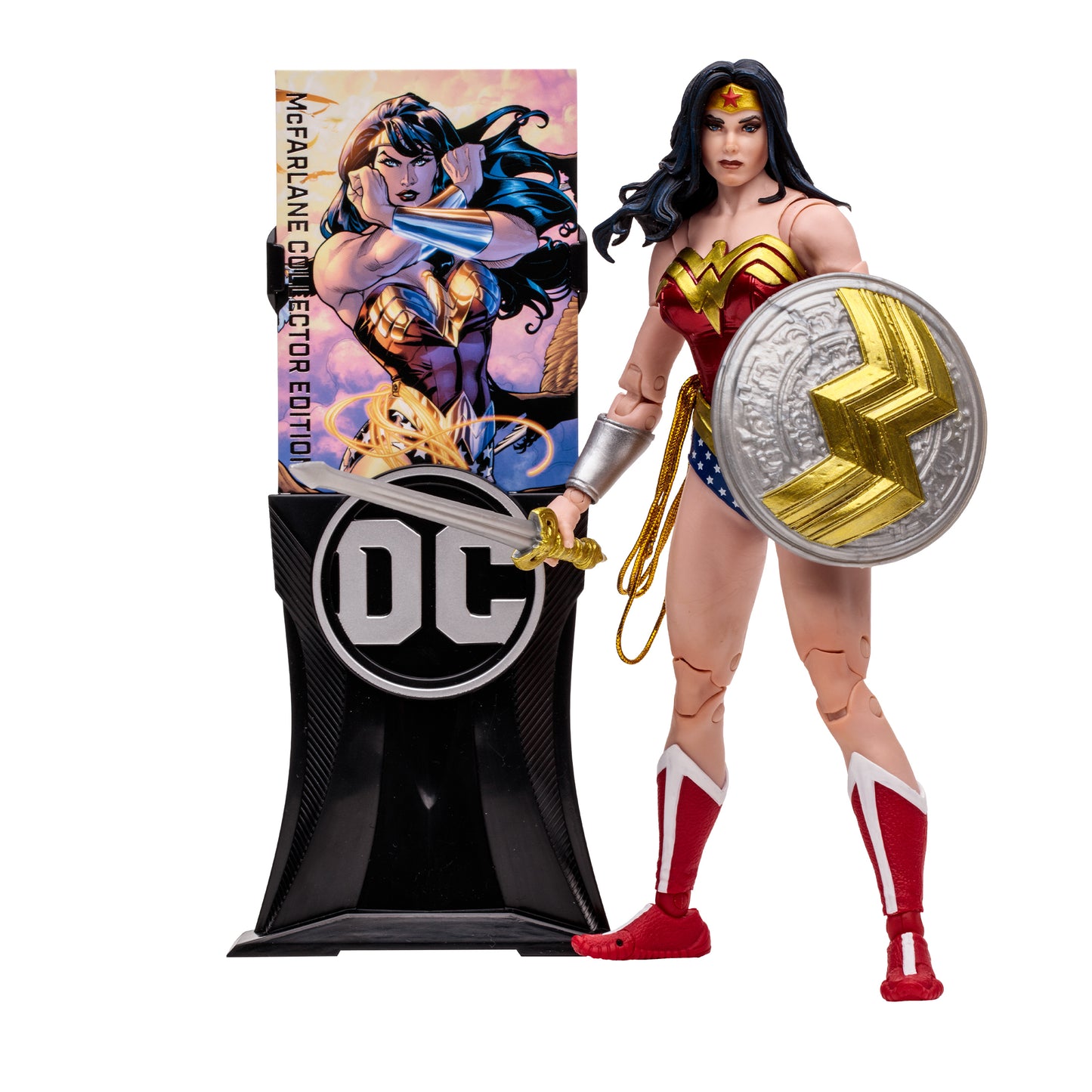 DC McFarlane Collector Edition Classic Wonder Woman 7in Action Figure
