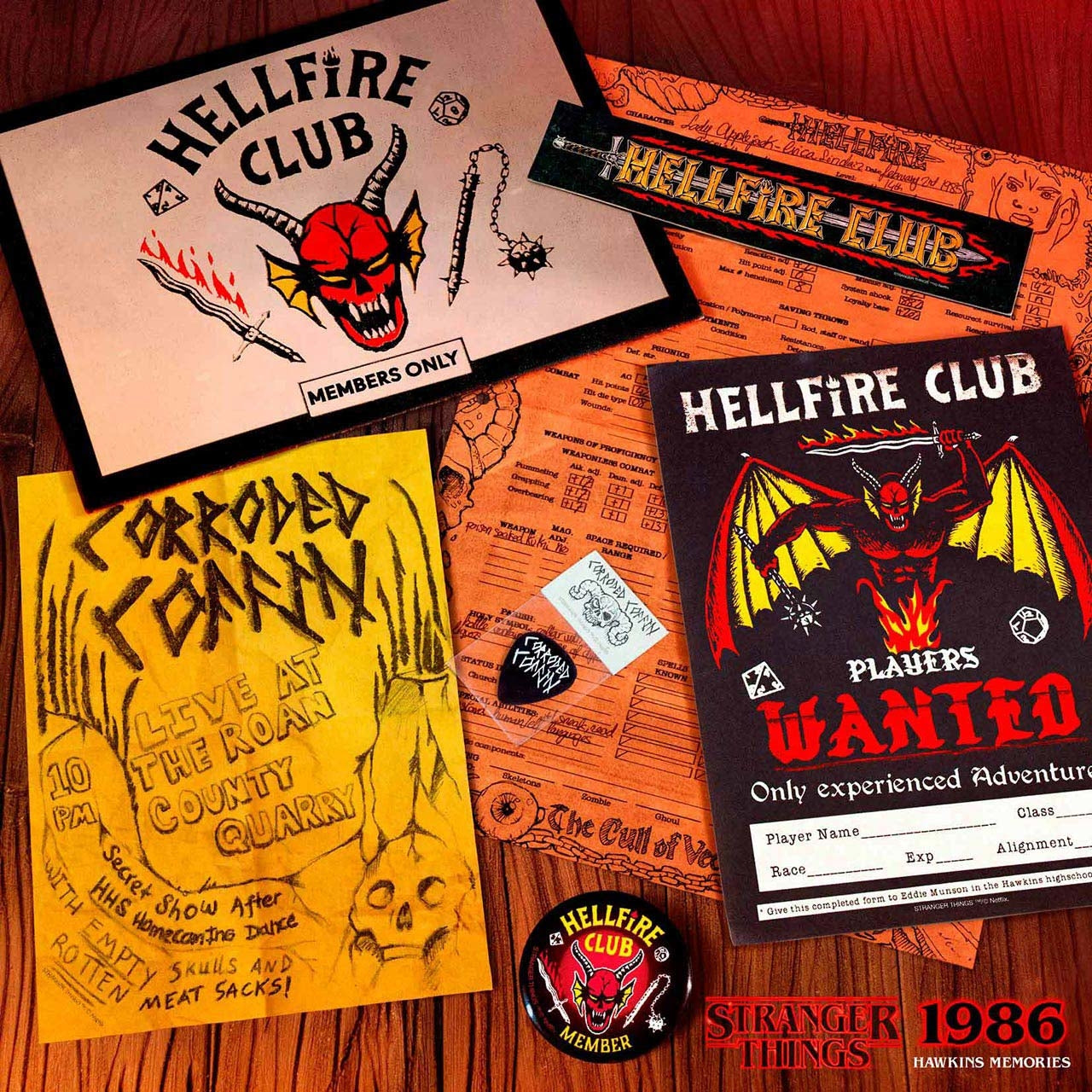 Stranger Things Hawkins Memories Vecna's Curse Edition Collector Kit - In Stock!