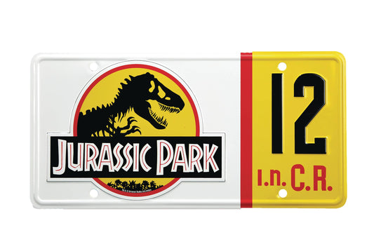 Jurassic Park Dennis Nedry License Plate Replica - In Stock!