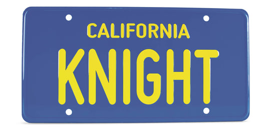 Knight Rider KITT License Plate Replica - In Stock!