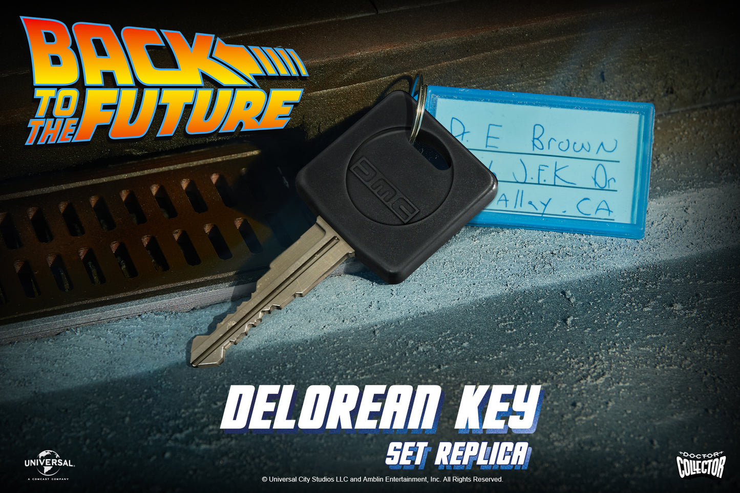 Back To The Future Delorean Replica Key - In Stock!