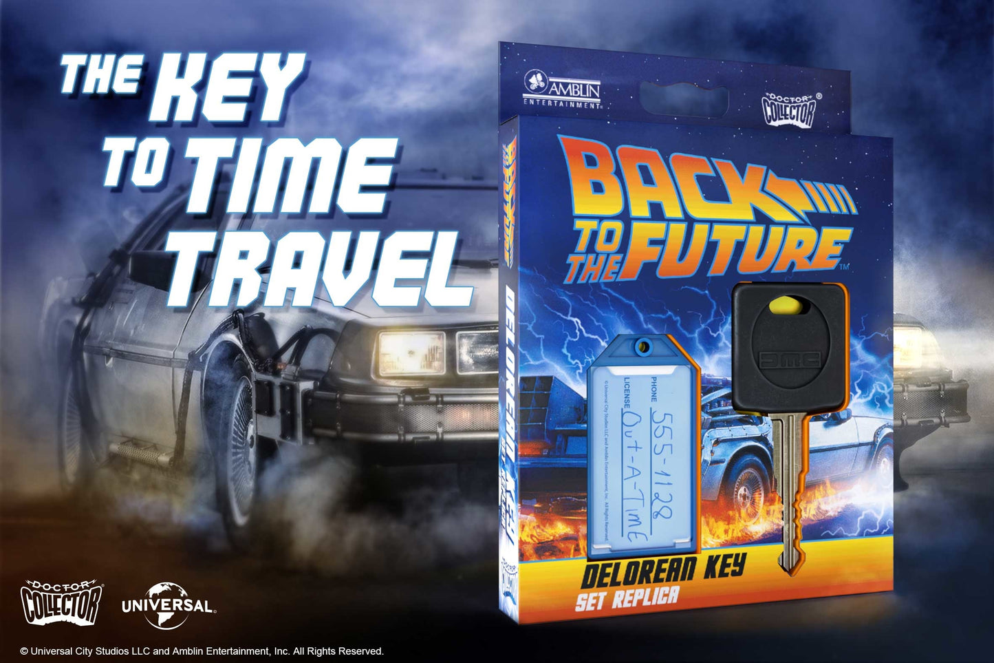 Back To The Future Delorean Replica Key - In Stock!