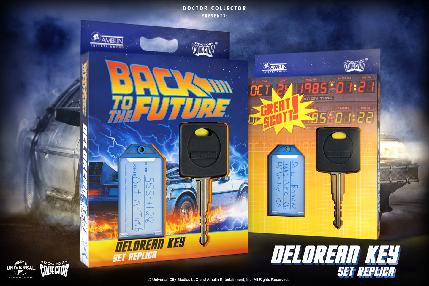 Back To The Future Delorean Replica Key - In Stock!