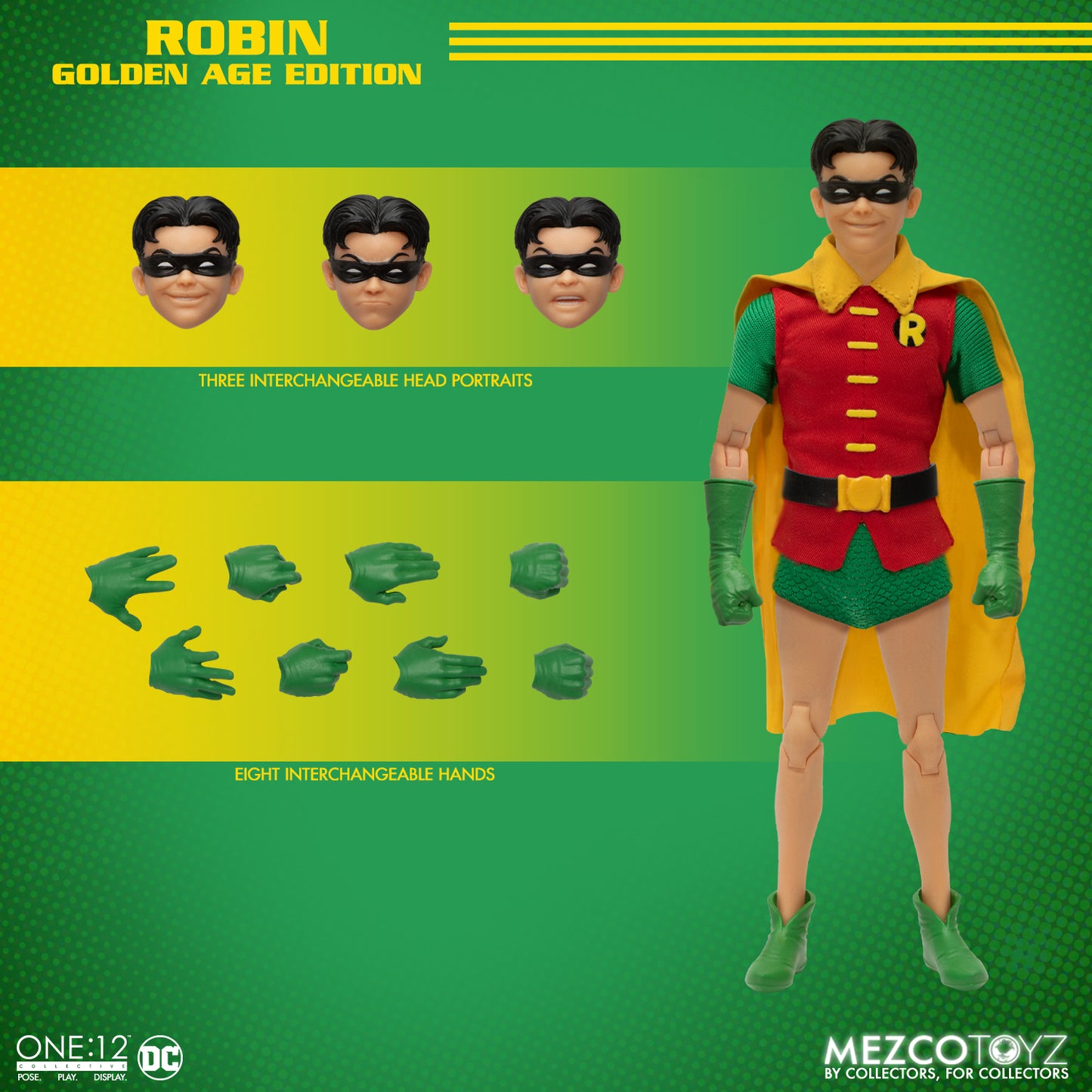 ONE-12 COLLECTIVE DC GOLDEN AGE ROBIN ACTION FIGURE
