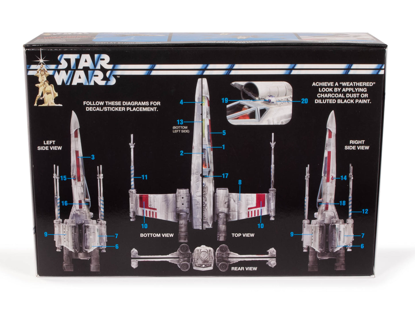 Mpc Star Wars Anh X-Wing Fighter 1/64 Snap Model Kit