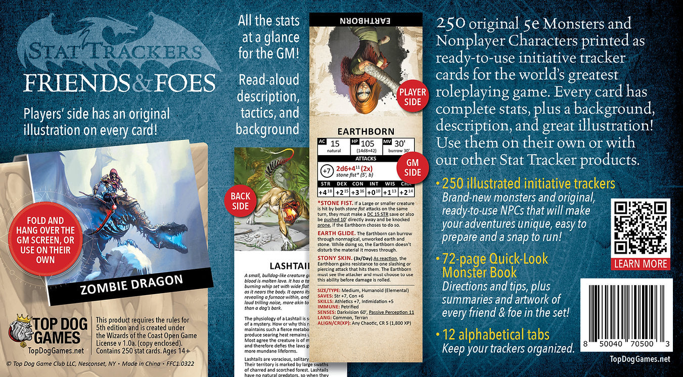 Stat Trackers: Friends & Foes - Collection 1